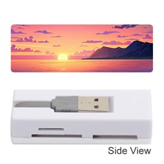 Sunset Ocean Beach Water Tropical Island Vacation 3 Memory Card Reader (stick) by Pakemis