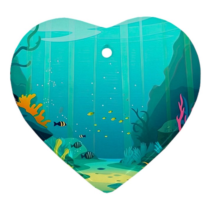 Intro Youtube Background Wallpaper Aquatic Water Ornament (Heart)