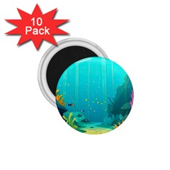 Intro Youtube Background Wallpaper Aquatic Water 1 75  Magnets (10 Pack)  by Pakemis