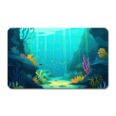 Intro Youtube Background Wallpaper Aquatic Water Magnet (rectangular) by Pakemis