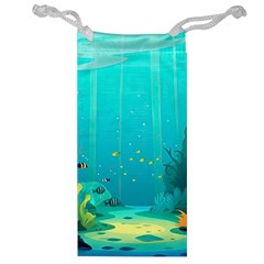 Intro Youtube Background Wallpaper Aquatic Water Jewelry Bag by Pakemis