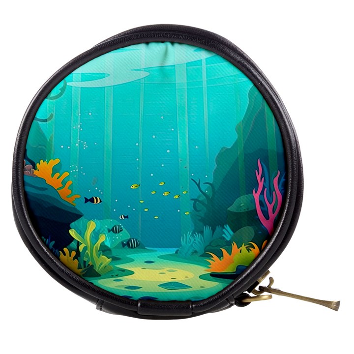 Intro Youtube Background Wallpaper Aquatic Water Mini Makeup Bag