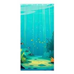 Intro Youtube Background Wallpaper Aquatic Water Shower Curtain 36  X 72  (stall)  by Pakemis