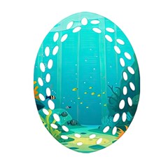 Intro Youtube Background Wallpaper Aquatic Water Ornament (oval Filigree) by Pakemis