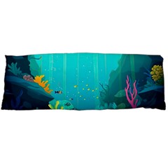 Intro Youtube Background Wallpaper Aquatic Water Body Pillow Case (dakimakura) by Pakemis