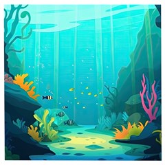 Intro Youtube Background Wallpaper Aquatic Water Wooden Puzzle Square by Pakemis