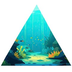 Intro Youtube Background Wallpaper Aquatic Water Wooden Puzzle Triangle by Pakemis