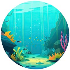 Intro Youtube Background Wallpaper Aquatic Water Wooden Puzzle Round by Pakemis