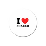 I love sharon Magnet 3  (Round) Front