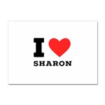 I love sharon Sticker A4 (100 pack) Front