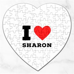 I Love Sharon Jigsaw Puzzle (heart) by ilovewhateva