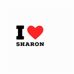 I Love Sharon Large Garden Flag (two Sides)