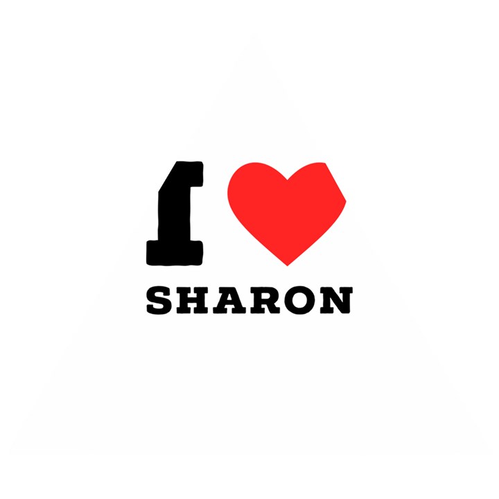 I love sharon Wooden Puzzle Triangle