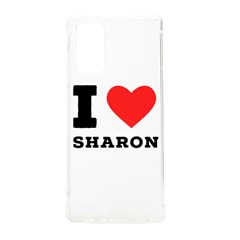 I Love Sharon Samsung Galaxy Note 20 Tpu Uv Case by ilovewhateva