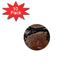 Rustic Charm Abstract Print 1  Mini Buttons (10 Pack)  by dflcprintsclothing