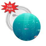 Ai Generated Ocean Sea Fish Aquatic Water Nature 3 2.25  Buttons (100 pack)  Front