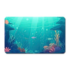 Ai Generated Ocean Sea Fish Aquatic Water Nature 3 Magnet (rectangular) by Pakemis