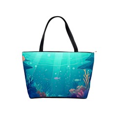 Ai Generated Ocean Sea Fish Aquatic Water Nature 3 Classic Shoulder Handbag by Pakemis