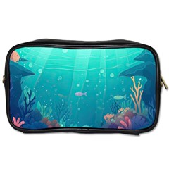 Ai Generated Ocean Sea Fish Aquatic Water Nature 3 Toiletries Bag (two Sides) by Pakemis