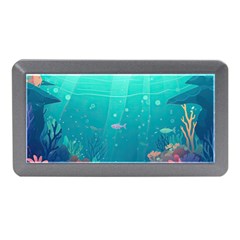 Ai Generated Ocean Sea Fish Aquatic Water Nature 3 Memory Card Reader (mini) by Pakemis