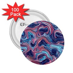 Fluid Art Pattern 2 25  Buttons (100 Pack)  by GardenOfOphir