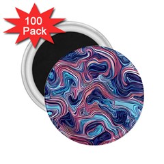 Fluid Art Pattern 2 25  Magnets (100 Pack)  by GardenOfOphir