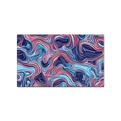 Fluid Art Pattern Sticker (rectangular) by GardenOfOphir