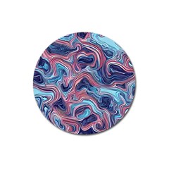 Fluid Art Pattern Magnet 3  (round) by GardenOfOphir