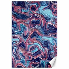 Fluid Art Pattern Canvas 12  X 18  by GardenOfOphir