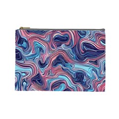 Fluid Art Pattern Cosmetic Bag (large) by GardenOfOphir