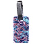 Fluid Art Pattern Luggage Tag (two sides) Back