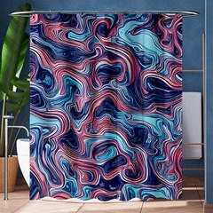 Fluid Art Pattern Shower Curtain 60  X 72  (medium)  by GardenOfOphir