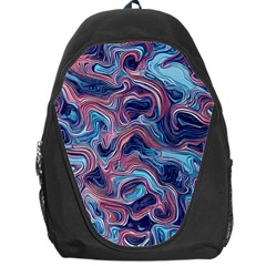 Fluid Art Pattern Backpack Bag by GardenOfOphir