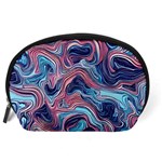 Fluid Art Pattern Accessory Pouch (Large) Back