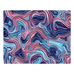 Fluid Art Pattern Premium Plush Fleece Blanket (large) by GardenOfOphir