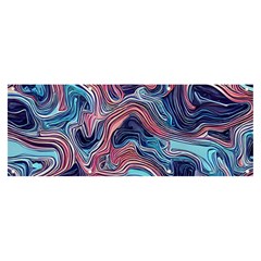 Fluid Art Pattern Banner And Sign 8  X 3  by GardenOfOphir