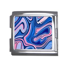 Abstract Liquid Art Pattern Mega Link Italian Charm (18mm) by GardenOfOphir