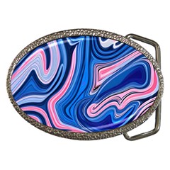 Abstract Liquid Art Pattern Belt Buckles by GardenOfOphir