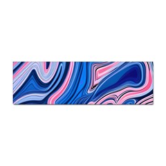 Abstract Liquid Art Pattern Sticker (bumper) by GardenOfOphir