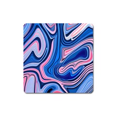 Abstract Liquid Art Pattern Square Magnet by GardenOfOphir