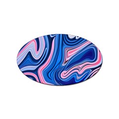 Abstract Liquid Art Pattern Sticker Oval (10 Pack) by GardenOfOphir