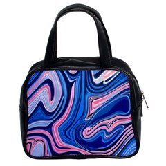 Abstract Liquid Art Pattern Classic Handbag (two Sides) by GardenOfOphir