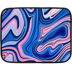 Abstract Liquid Art Pattern One Side Fleece Blanket (mini) by GardenOfOphir