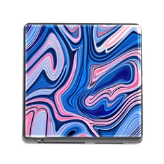 Abstract Liquid Art Pattern Memory Card Reader (square 5 Slot) by GardenOfOphir