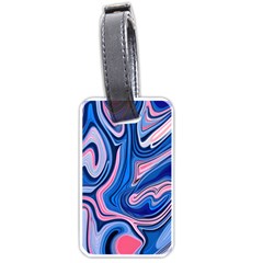 Abstract Liquid Art Pattern Luggage Tag (one Side) by GardenOfOphir