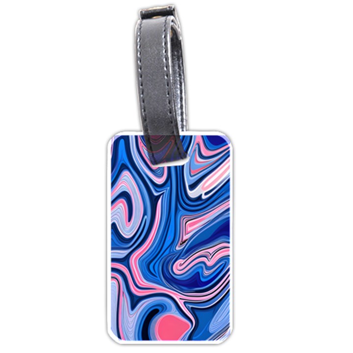 Abstract Liquid Art Pattern Luggage Tag (one side)