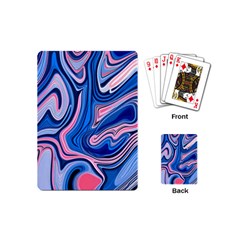 Abstract Liquid Art Pattern Playing Cards Single Design (mini) by GardenOfOphir