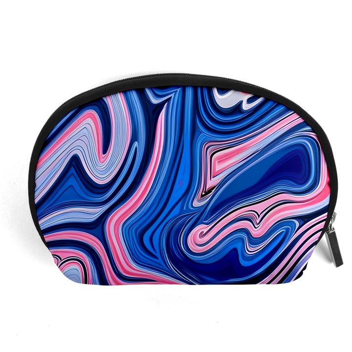 Abstract Liquid Art Pattern Accessory Pouch (Large)