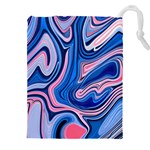 Abstract Liquid Art Pattern Drawstring Pouch (5XL) Front