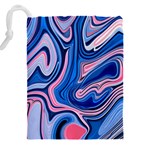 Abstract Liquid Art Pattern Drawstring Pouch (5XL) Back